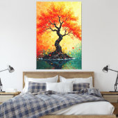 秋の静穏 キャンバスプリント (インサイチュ (寝室))