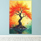 秋の静穏 キャンバスプリント (インサイチュ (ウッドフロア))