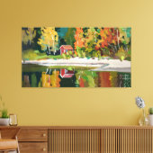 秋の静穏 キャンバスプリント (インサイチュ (リビング))