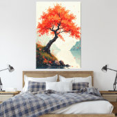 秋の静穏 キャンバスプリント (インサイチュ (寝室))