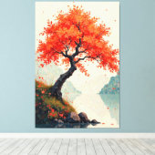 秋の静穏 キャンバスプリント (インサイチュ (ウッドフロア))