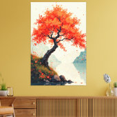 秋の静穏 キャンバスプリント (インサイチュ (リビング))