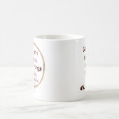 秋の願いと子猫のキス、秋、季節 コーヒーマグカップ (中央)