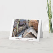 秋の願い-カード カード (裏面)