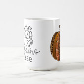 秋の風とカボチャをお願い コーヒーマグカップ (中央)