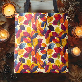 秋の風と紅葉 トートバッグ