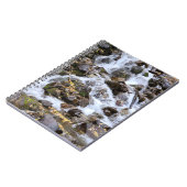 秋の風光明媚なカスケードスパイラルフォトノートブック ノートブック (左側)