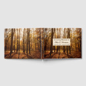 秋の風光明媚な森林記念碑 ゲストブック (全面)