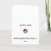 秋の風情 カード (裏面)