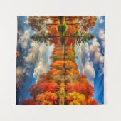 秋の風景タペストリー タペストリー (正面(横))