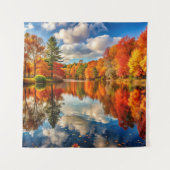 秋の風景タペストリー タペストリー (正面)