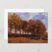 秋の風景バイビンセントファンゴッホ (正面/裏面)