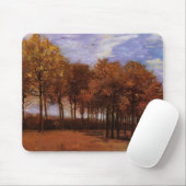 秋の風景バイビンセントファンゴッホ マウスパッド (マウス)