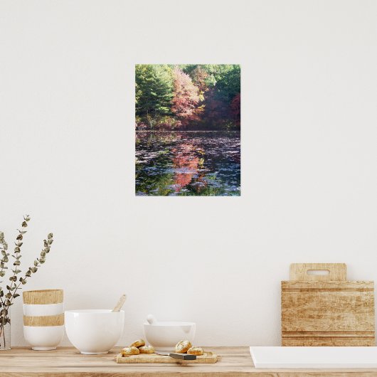 秋の風景写真 ポスター (キッチン)