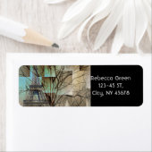 秋の風景樹の枝パリエッフェル ラベル (インサイチュ)