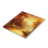 秋の風景画-2 タイル (側面)