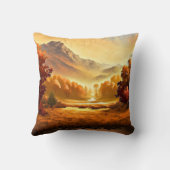 秋の風景絵を描s-68754 クッション (裏面)