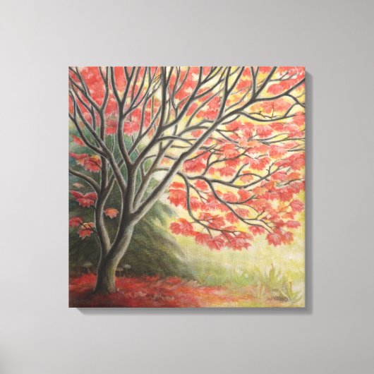 秋の風景絵画のプリント キャンバスプリント (正面)