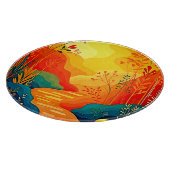 秋の風景芸術 カッティングボード (角)