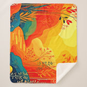 秋の風景芸術 シェルパブランケット (正面)