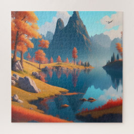 秋の風景芸術 ジグソーパズル