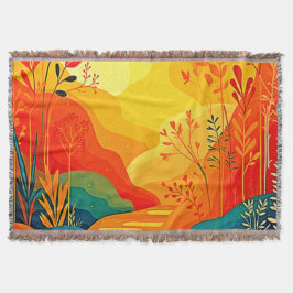 秋の風景芸術 スローブランケット