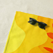 秋の風景芸術 ビーチタオル (インサイチュ)