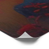 秋の風景芸術 ポスター (角)