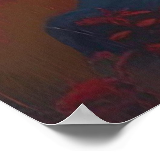 秋の風景芸術 ポスター (角)