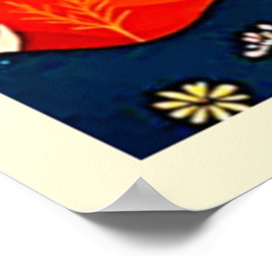 秋の風景芸術 ポスター (角)