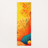 秋の風景芸術 ヨガマット (正面)