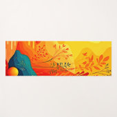 秋の風景芸術 ヨガマット (正面(横))