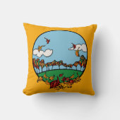 秋の風景風景 クッション (正面)