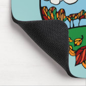 秋の風景風景 マウスパッド (コーナー)