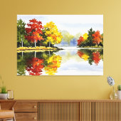 秋の風景 キャンバスプリント (インサイチュ (リビング))