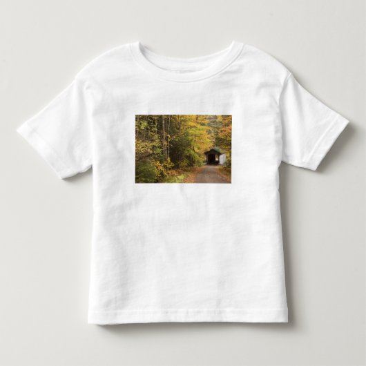 秋の風景，バーモント， USA 4 トドラーTシャツ (正面)