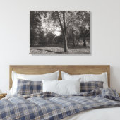秋の風景、ビュートパークカーディフ キャンバスプリント (インサイチュ (寝室))