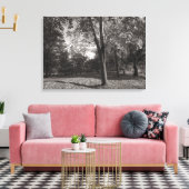 秋の風景、ビュートパークカーディフ キャンバスプリント (インサイチュ (リビング))