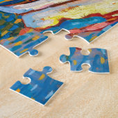 秋の風景（ボーツ付き）ワジリー·カンディンスキー ジグソーパズル (側面)