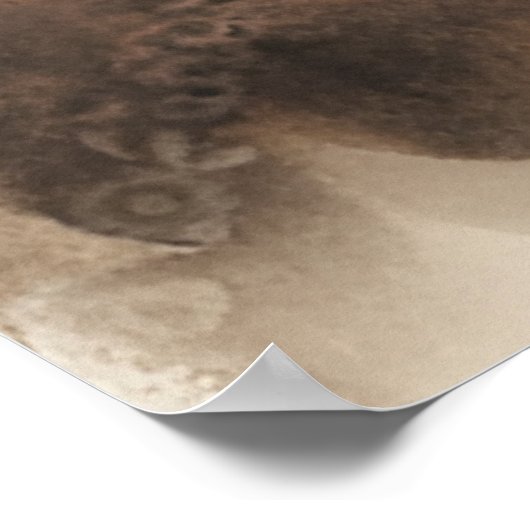 秋の風景 ポスター (角)