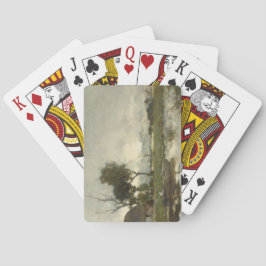 秋の風景(ヴィンテージオランダアート) (オランダ) トランプ