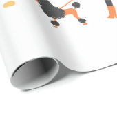 秋の風景。水彩ヴィンテージイラストレーション  ラッピングペーパー (ロールコーナー)