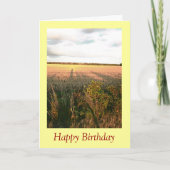 秋の風景（飾り色写真） カード (正面)