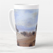 秋の風木写真 カフェラテマグ (左アングル)