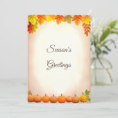 秋の風物詩 カード (スタンド正面)