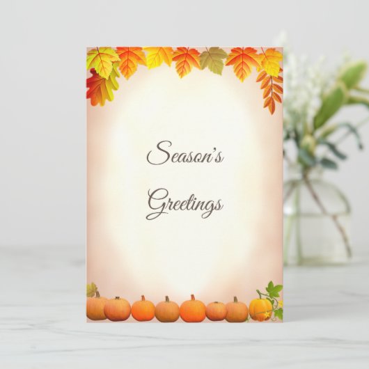 秋の風物詩 カード (スタンド正面)