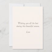 秋の風物詩 カード (裏面)