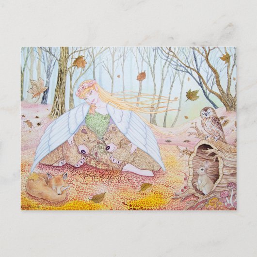 「秋の風」はがき ポストカード (正面)