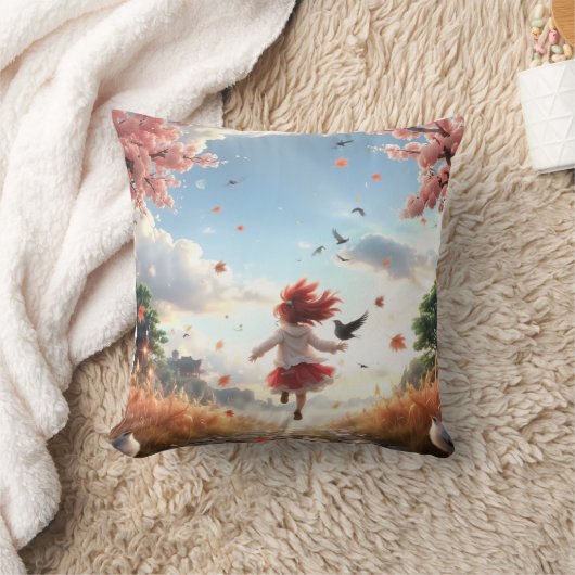 秋の風 クッション (ブランケット)