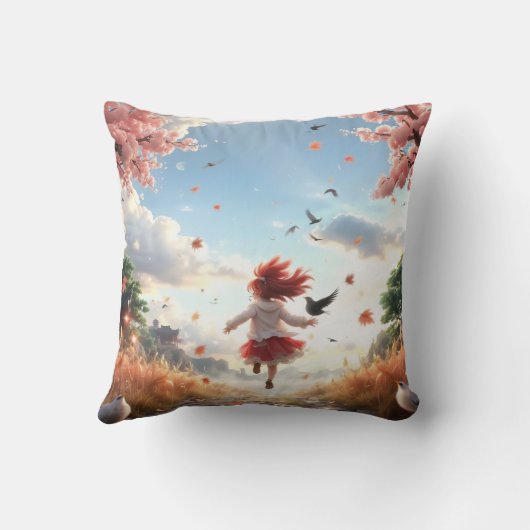 秋の風 クッション (裏面)